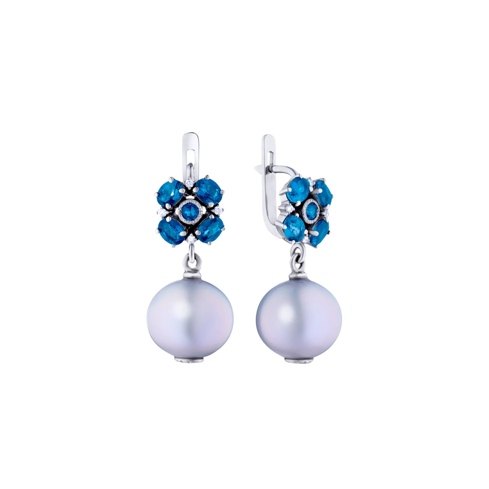 EARRINGS MOONLIT AZURE