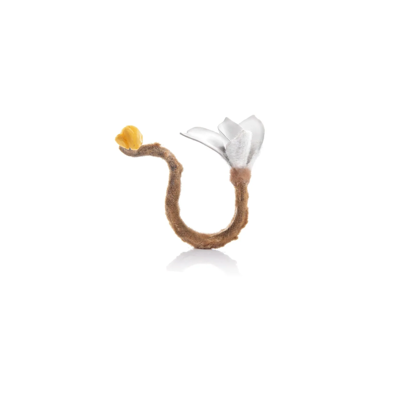 RING MAGNOLIA & AMBER